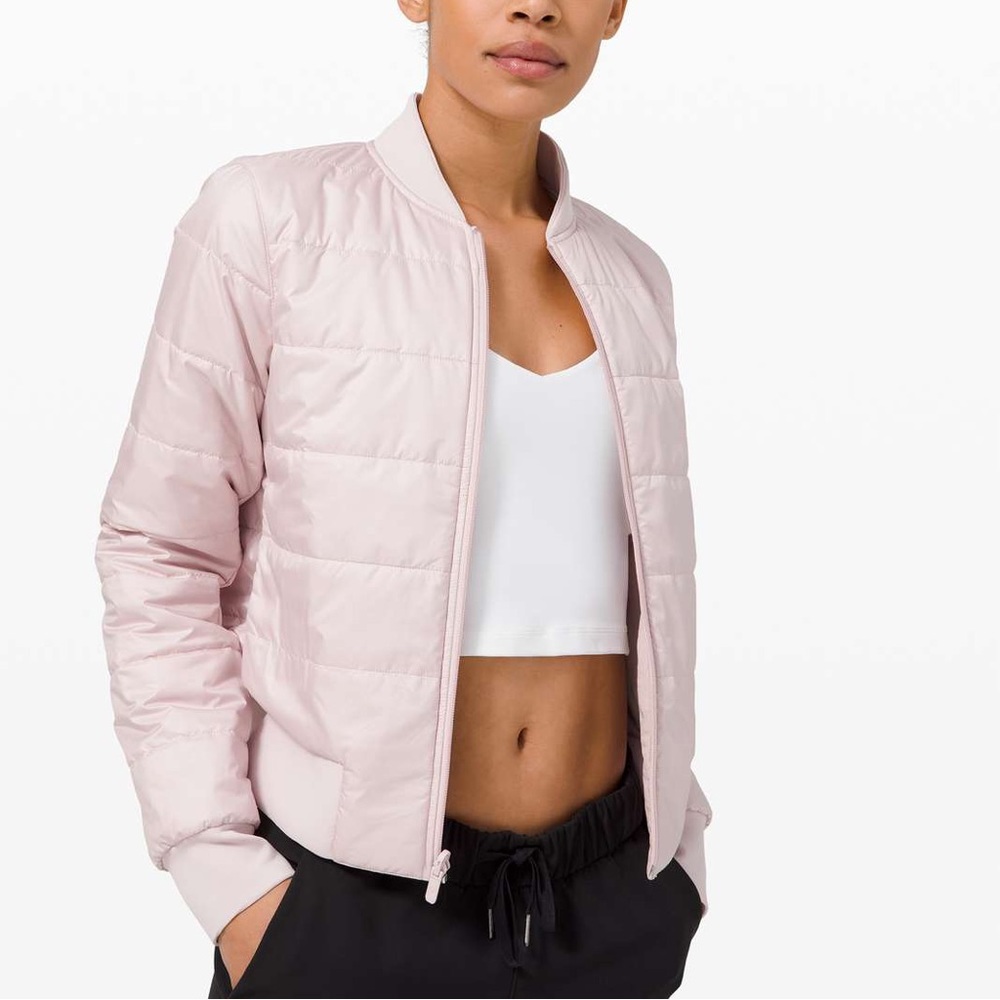 Lululemon Non-stop reversible bomber size 8